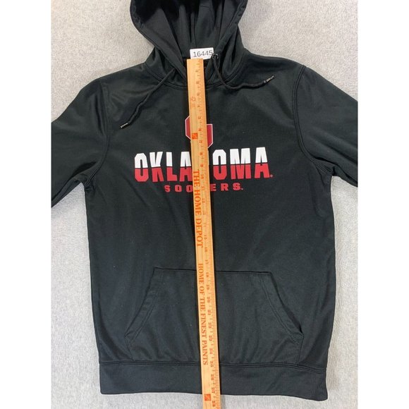 Oklahoma Sooners Colosseum Campus Hoodie Sweatshirt (Men's Medium) Black - Picture 10 of 12